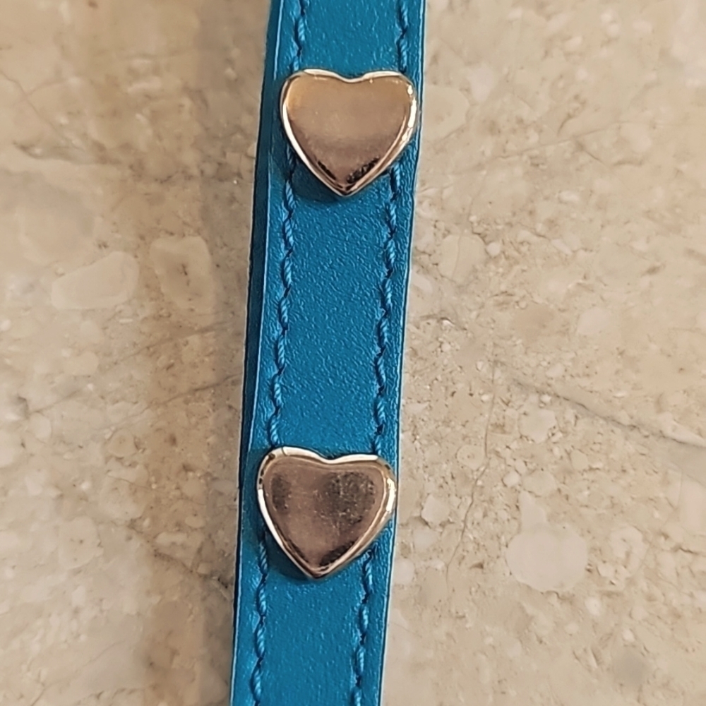 Ferla Turquoise And Silver Heart Keyring - OS - Picture 3 of 9